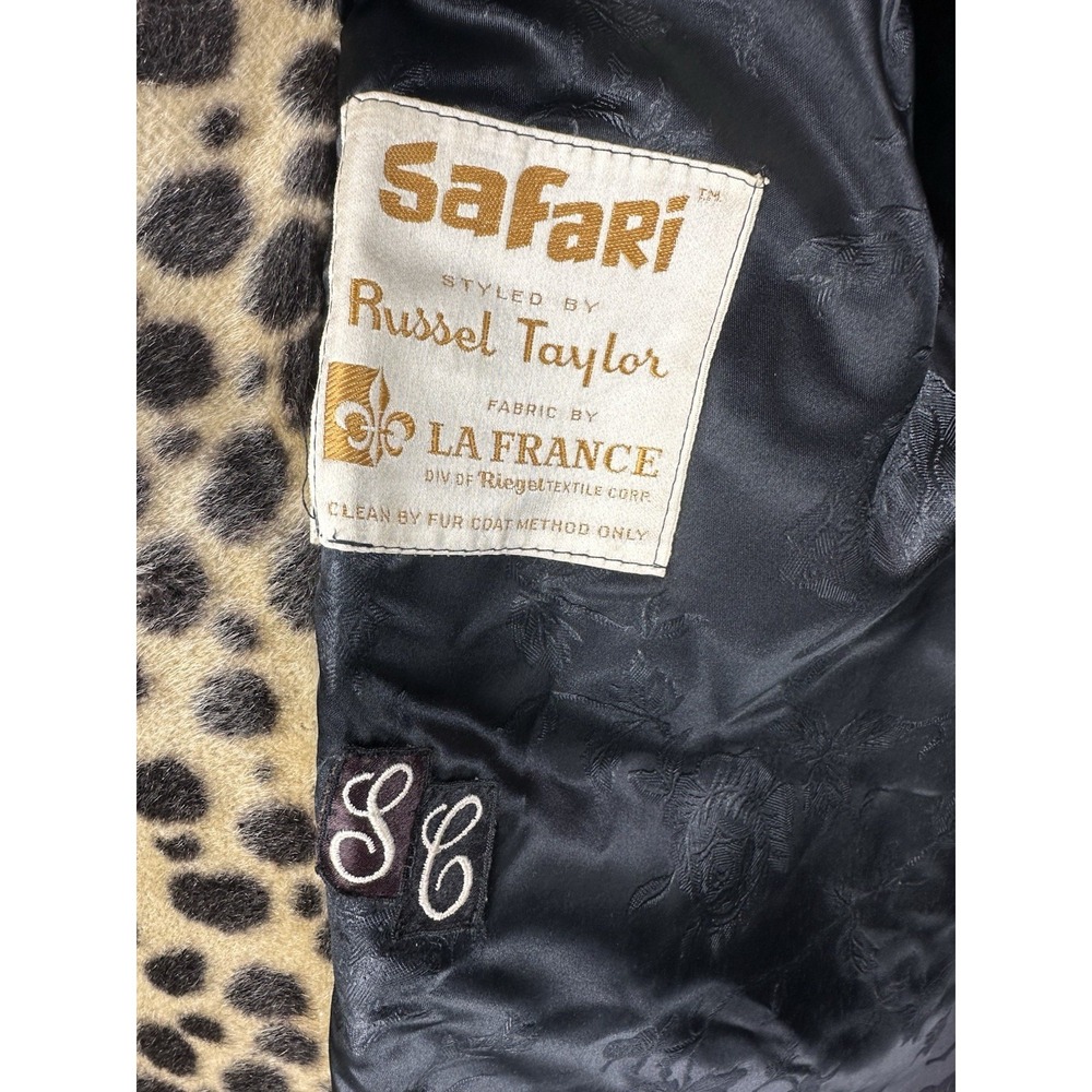 Safari Faux Leopard Coat CBK style City Chic NYC Street Style Old Money European - Picture 6 of 13